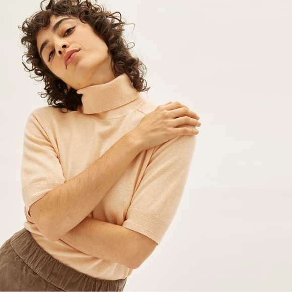 Everlane Sweaters - Everlane Cotton-Merino Turtleneck Tee
